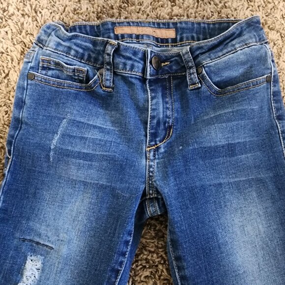 Lots of 2 Matilda Jane Telephone Novelty Fabric Pattern Skirt Joe's Jeans size10 - Picture 4 of 14